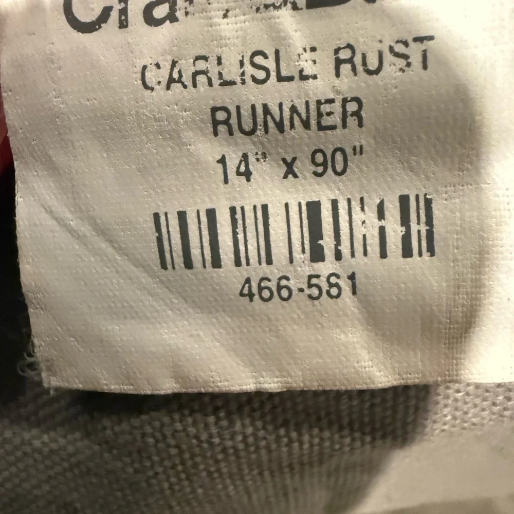 Crate&Barrel Earthy Brown and Tan Runner